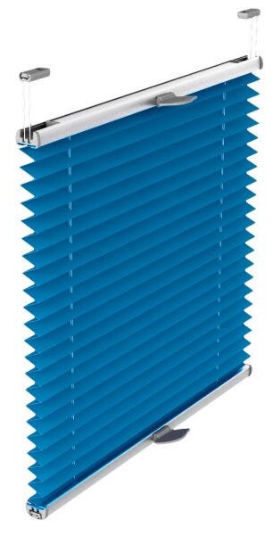 Gario Pliszé függöny Standard Kék Szélesség: 107 cm