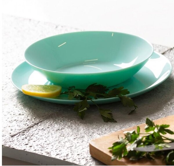 Luminarc Diwali Light Turquoise lapostányér 25 cm