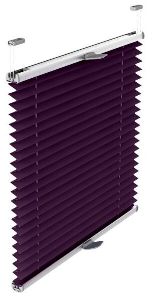 Gario Pliszé függöny Standard Sötét áfonya Szélesség: 57,5 cm