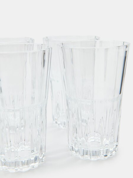 Sinsay - Poharak díszített aljjal 4 pack - clear