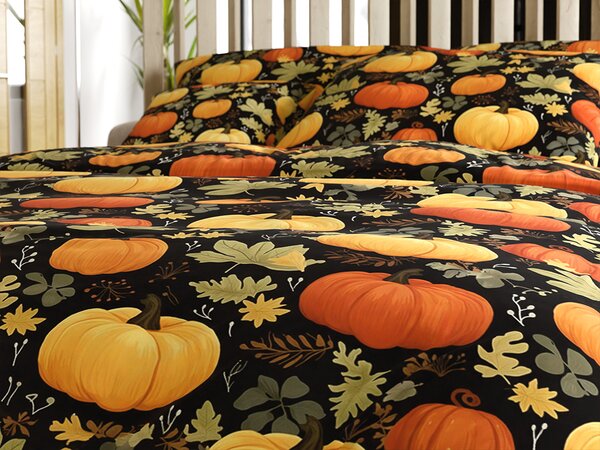 Mikroszálas ágyneműhuzat ORANGE PUMPKINS színes Ágyneműhuzat mérete: 70 x 90 cm | 140 x 200 cm