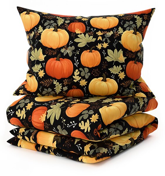 Mikroszálas ágyneműhuzat ORANGE PUMPKINS színes Ágyneműhuzat mérete: 70 x 90 cm | 140 x 200 cm