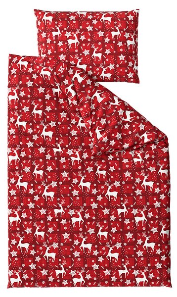 Mikroszálas ágyneműhuzat VELVET CHRISTMAS piros Ágyneműhuzat mérete: 70 x 90 cm | 140 x 220 cm