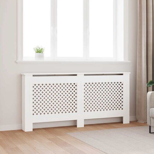Fehér MDF radiátorburkolat 172 x 19 x 81,5 cm