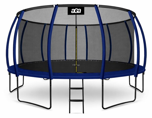 Aga SPORT EXCLUSIVE Trambulin 500 cm Sötétkék + védőháló + létra