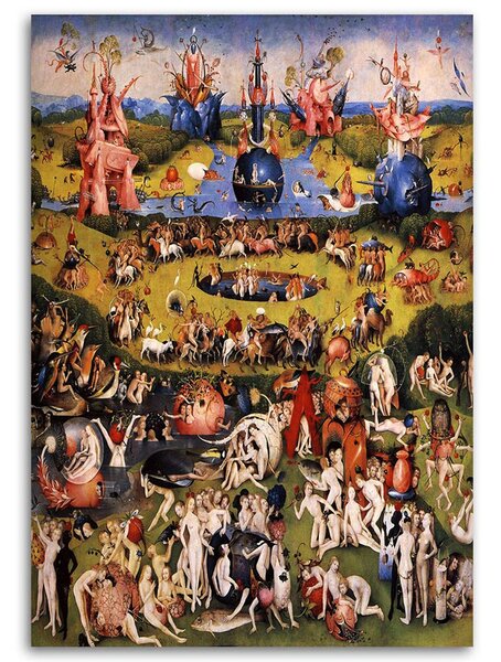 Gario Vászonkép Édenkert - Hieronymus Bosch, reprodukció Méret: 40 x 60 cm