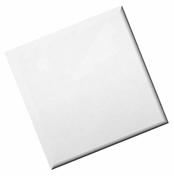 KERMA falpanel 12,5×12,5 cm fényes fehér színű műbőr falburkolat Space 002
