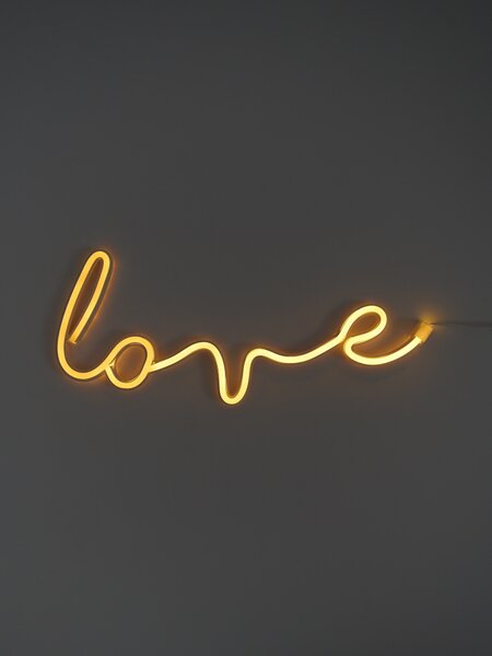 Sinsay - LED neon lámpa "Love" felirattal - fehér