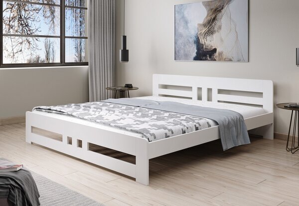 BRANCO ágy + ágyrács AJÁNDÉK, 200x200, fehér