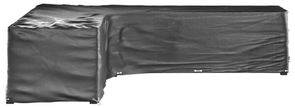 2 db L-alakú kerti bútorhuzat 20 fűzőlyukkal 300x300x70 cm
