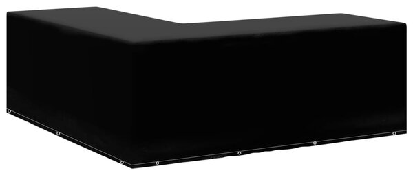 2 db L-alakú kerti bútor huzat 12 fűzőlyukkal 250 x 250 x 90 cm