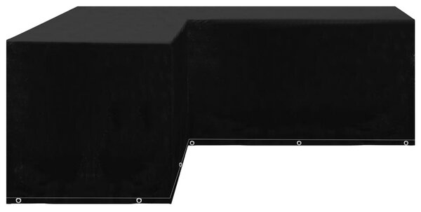 2 db L-alakú kerti bútor huzat 12 fűzőlyukkal 250 x 250 x 90 cm
