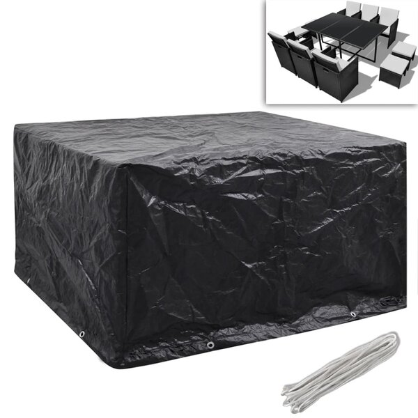 2 db védőhuzat 6 személyes polyrattan szetthez 172 x 113 cm