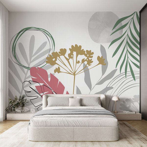 Fotótapéta Absztrakció növényekkel, Fotótapéta modern, w05400v1 : Uwalls.hu