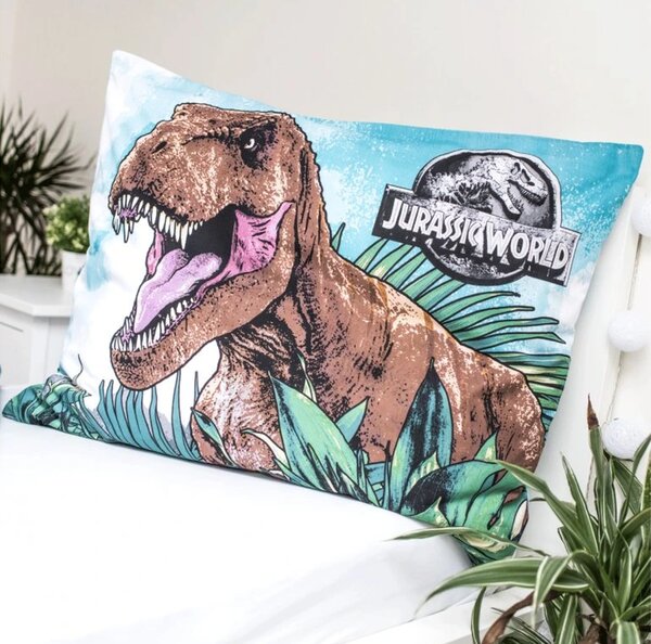 Sötétben világító pamut ágynemű JURASSIC WORLD ROAR színes kivitel Ágyneműhuzat mérete: 70 x 90 cm | 140 x 200 cm