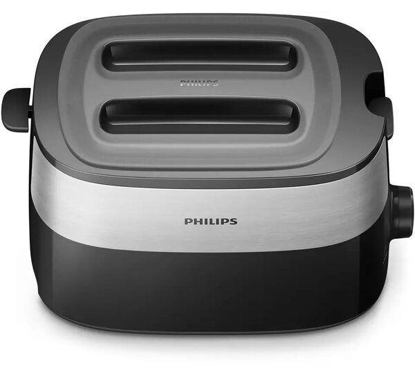 Philips Daily Collection HD2517/90 kenyérpirító 8 2 szeletek száma 830 W Fekete, Ezüst