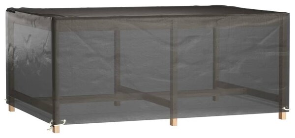 2 db téglalap alakú kerti bútorhuzat 8 fűzőlyukkal 180x122x75cm