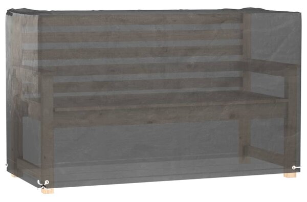 2 db téglalap alakú kerti bútorhuzat 8 fűzőlyukkal 125x55x75 cm