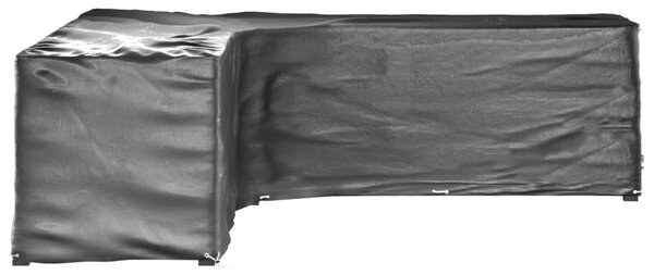 2 db L-alakú kerti bútorhuzat 20 fűzőlyukkal 300x300x90 cm