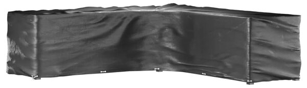 2 db L-alakú kerti bútorhuzat 20 fűzőlyukkal 300x300x90 cm