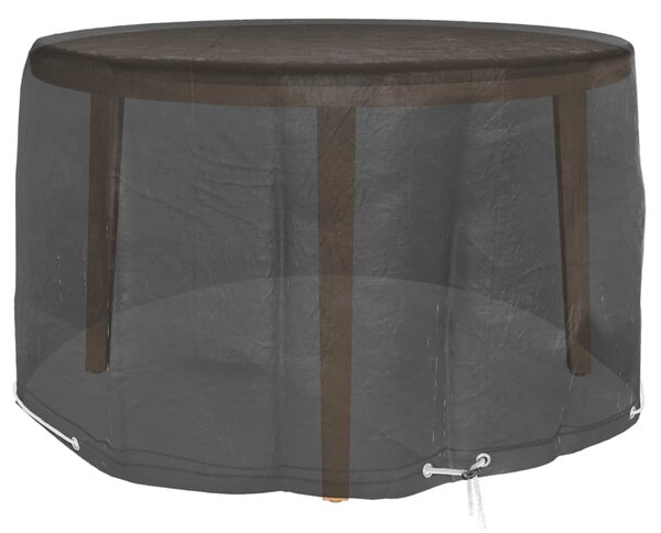 2 db kerek kerti bútorhuzat 6 fűzőlyukkal Ø125 x 75 cm