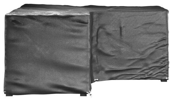 2 db L-alakú kerti bútorhuzat 12 fűzőlyukkal 185x185x90 cm