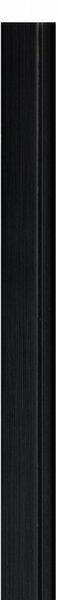 OLMO Fekete Lamelio lamella bal záróelem (4,2x270cm)