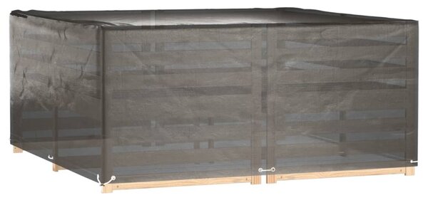 2 db négyzet alakú kerti bútorhuzat 16 fűzőlyukkal 205x205x90cm
