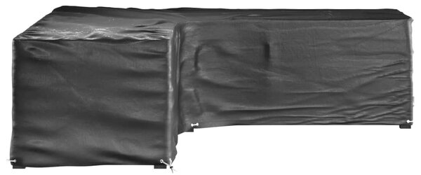 2 db L-alakú kerti bútorhuzat 16 fűzőlyukkal 285x285x70 cm