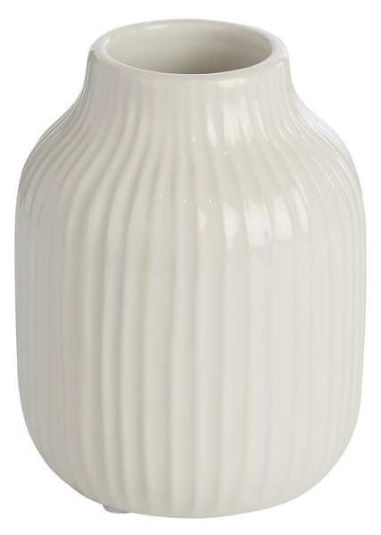 HANAMI kerámia váza 11 cm, fehér
