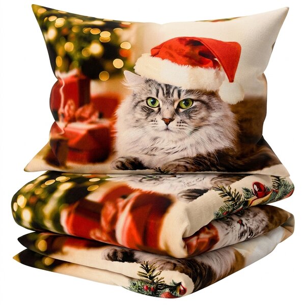 3D Pamut ágynemű MAGIC PAWS színes + párnahuzat 40x50 cm ajándékba Ágyneműhuzat mérete: 70 x 90 cm | 140 x 200 cm