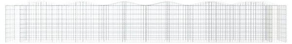 Íves horganyzott vas gabion magaságyás 600 x 100 x 100 cm