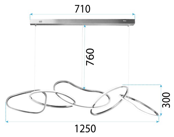 Mennyezeti Lámpa LED APP1054-CP