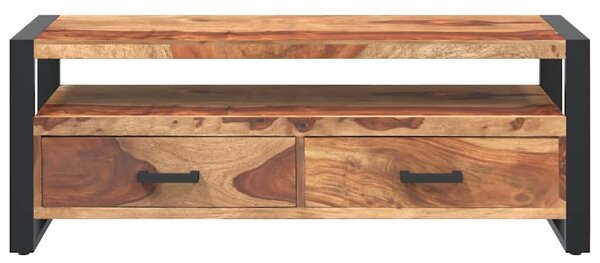 Tömör akácfából TV-szekrény 120 x 35 x 45 cm