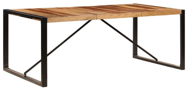 Tömör akácfából étkezőasztal 200 x 100 x 75 cm
