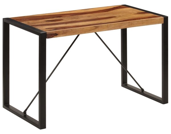 Tömör akácfából étkezőasztal 120 x 60 x 76 cm