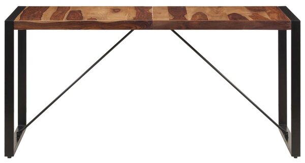 Tömör akácfából étkezőasztal 160 x 80 x 75 cm