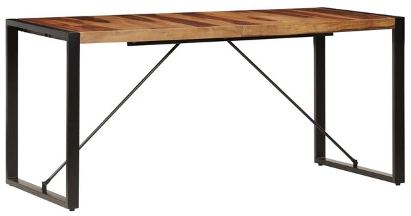 Tömör akácfából étkezőasztal 160 x 80 x 75 cm