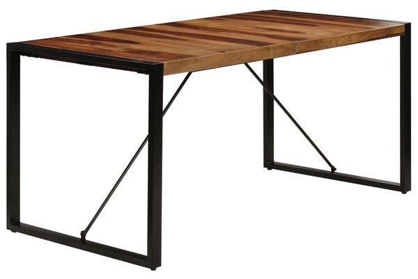 Tömör akácfából étkezőasztal 160 x 80 x 75 cm