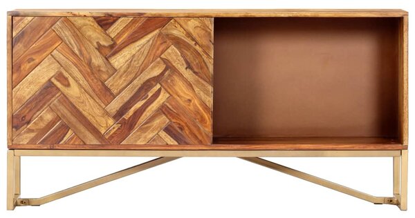 Tömör akácfából tálalószekrény 118 x 30 x 60 cm