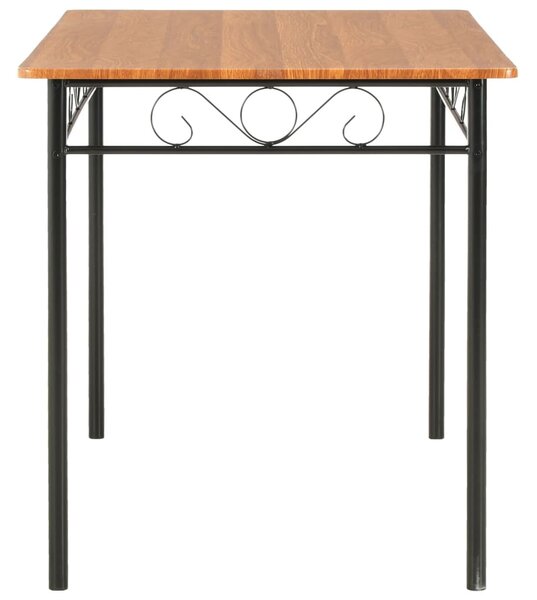 Barna MDF étkezőasztal 120 x 70 x 75 cm