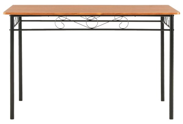 Barna MDF étkezőasztal 120 x 70 x 75 cm