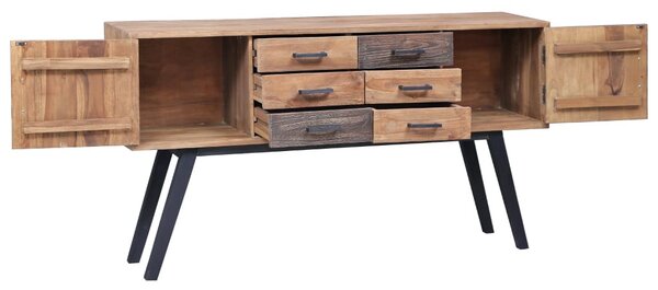 Tömör tíkfa kisszekrény 110x30x75 cm