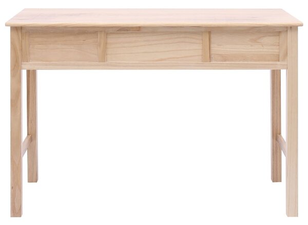 Természetes színű fa íróasztal 110 x 45 x 76 cm