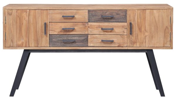 Tömör tíkfa kisszekrény 110x30x75 cm