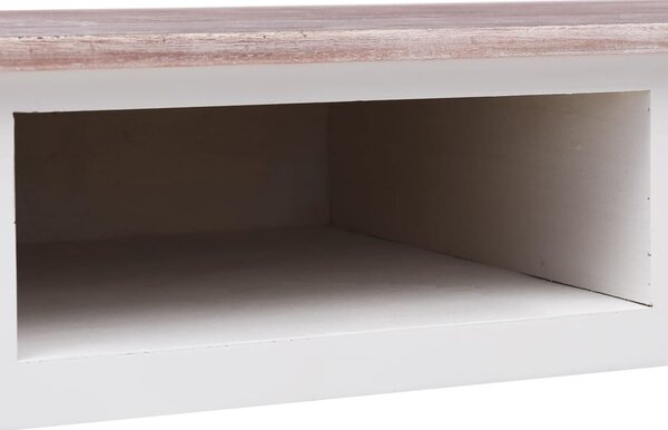 Barna fa íróasztal 110 x 45 x 76 cm