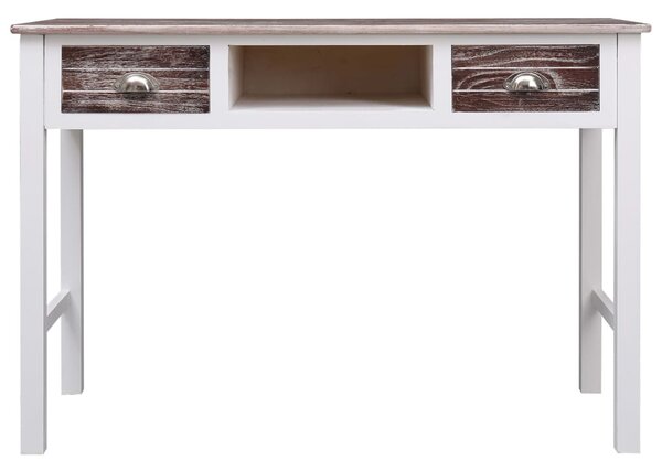 Barna fa íróasztal 110 x 45 x 76 cm