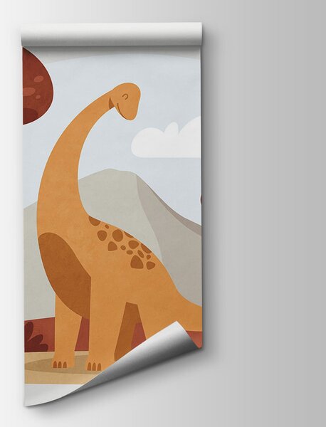 Fotótapéta Dinosaurusról készült karikatúra, Dinoszauruszos fotótapéta, Népszerű fotótapéta, t00738v2 - Tapeko.hu