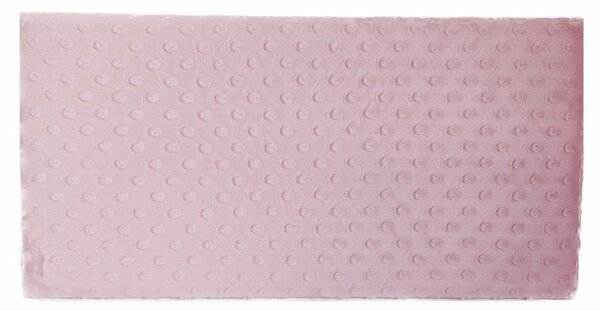 KERMA falpanel 25×50 cm minky textil gyermek falburkolat, több színben - Dusty baby pink minkyg4