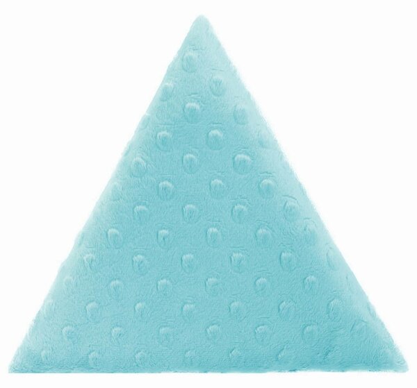 KERMA Triangle-1 falpanel minky textil gyermek falburkolat, több színben - Világoskék minkyvk1